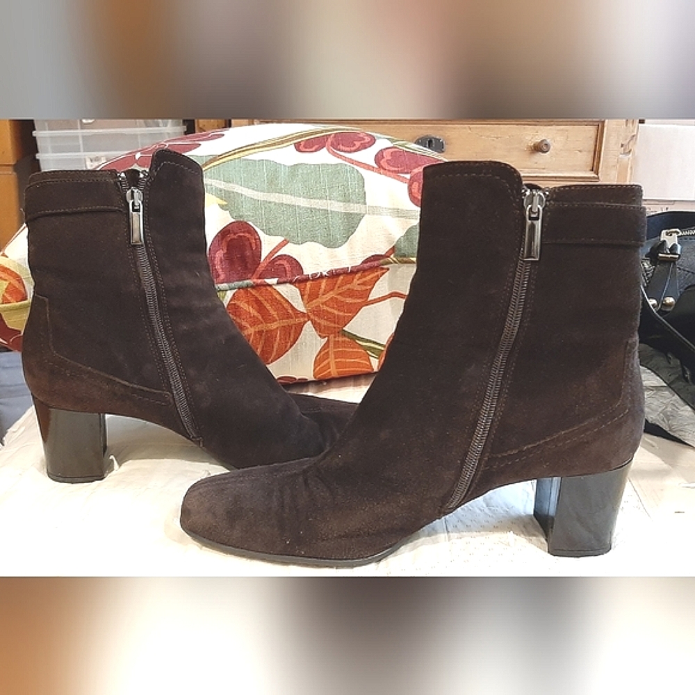 AQUATALIA | Brown, Suede Ankle Boots